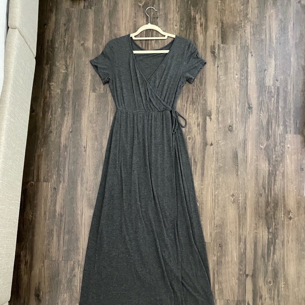 Gray Maxi Dress